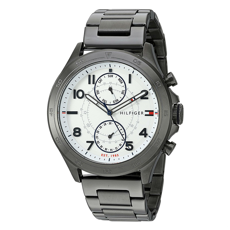WW0132 Tommy Hilfiger Multifunction Gunmetal Steel Watch 1791341