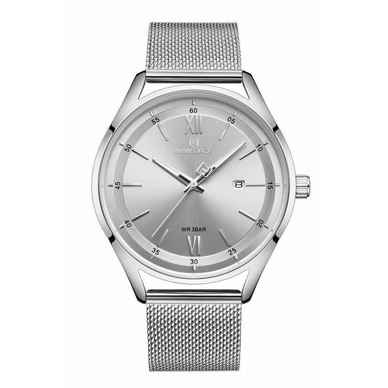 WW1165 Naviforce Date Mesh Chain Watch NF3013G