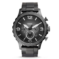 WW0265 Fossil Nate Chronograph Smoke Stainless Steel Chain Watch JR1437