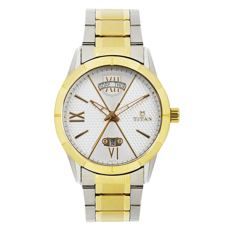 WW0984 Titan Day Date Chain Watch 1690BM01