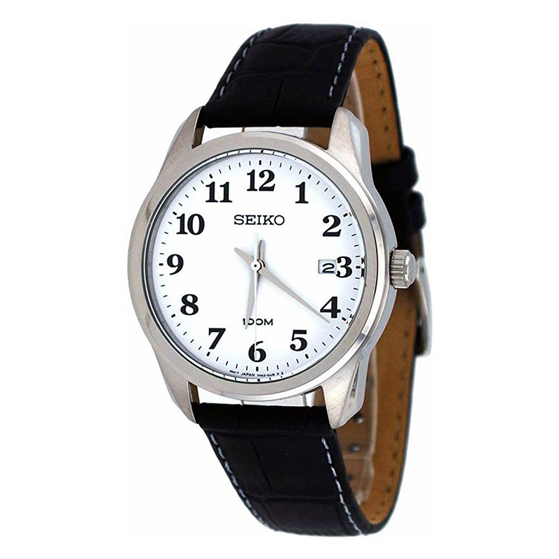 WW0913 Seiko Date Leather Belt Watch SGEG17