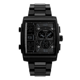 WW1227 SKMEI Multifunction Dual Time PU Chain Watch 1274