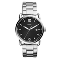 WW0150 Fossil Commuter Date Stainless Steel Chain Watch FS5391