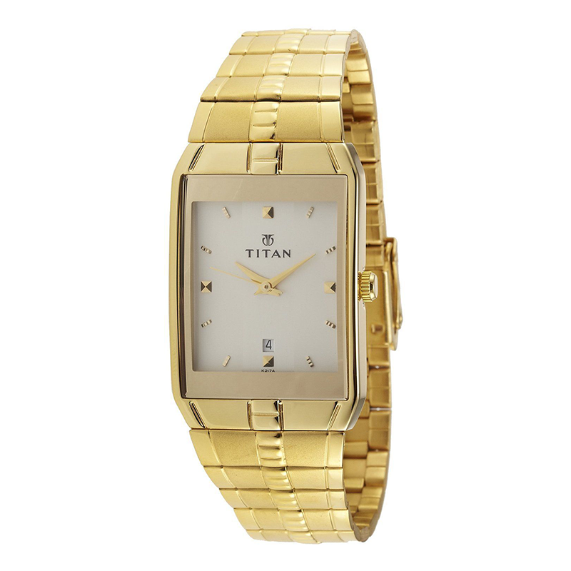 WW0696 Titan Karishma Date Chain Watch 9151YM01