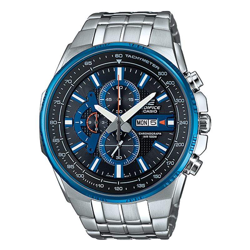 WW0670 Casio Edifice Chronograph Stainless Steel Chain Watch EFR-549D-1A2V