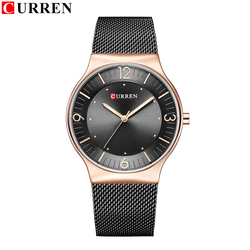 WW0159 Curren Slim Mesh Chain Watch