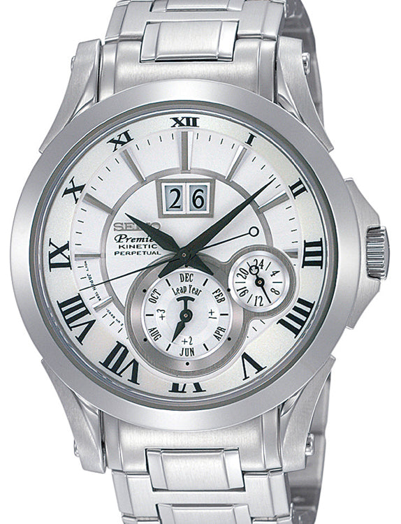 WW0821 Seiko Premier Kinetc Perpetual Calendar Chain Watch