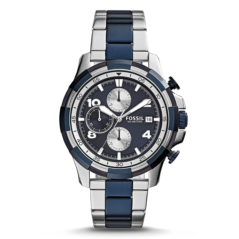 Dean chronograph stainless hot sale steel watch