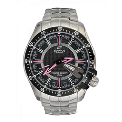 WW0384 Casio Edifice Day Date Stainless Steel Chain Watch EF-130D-1A4VDF
