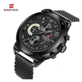 WW0137 Naviforce Multifunction Mesh Chain Watch NF9068M
