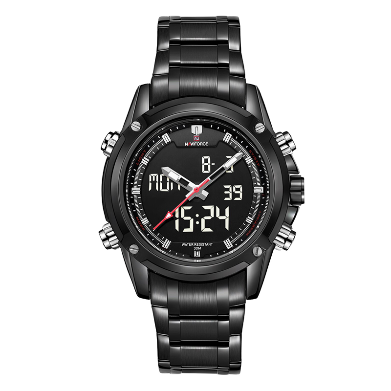 WW1032 Naviforce Dual Time Chain Watch NF9050M