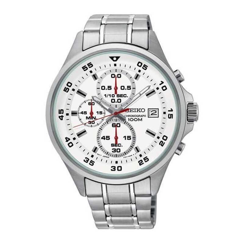 WW0146 Seiko Chronograph Stainless Steel Chain Watch SKS623P1
