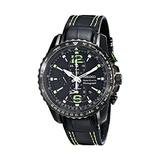 WW0888 Seiko Chronograph Green Indices Belt Watch SNAE97J1