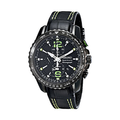 WW0888 Seiko Chronograph Green Indices Belt Watch SNAE97J1