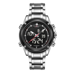 WW1036 Naviforce Dual Time Chain Watch NF9050M