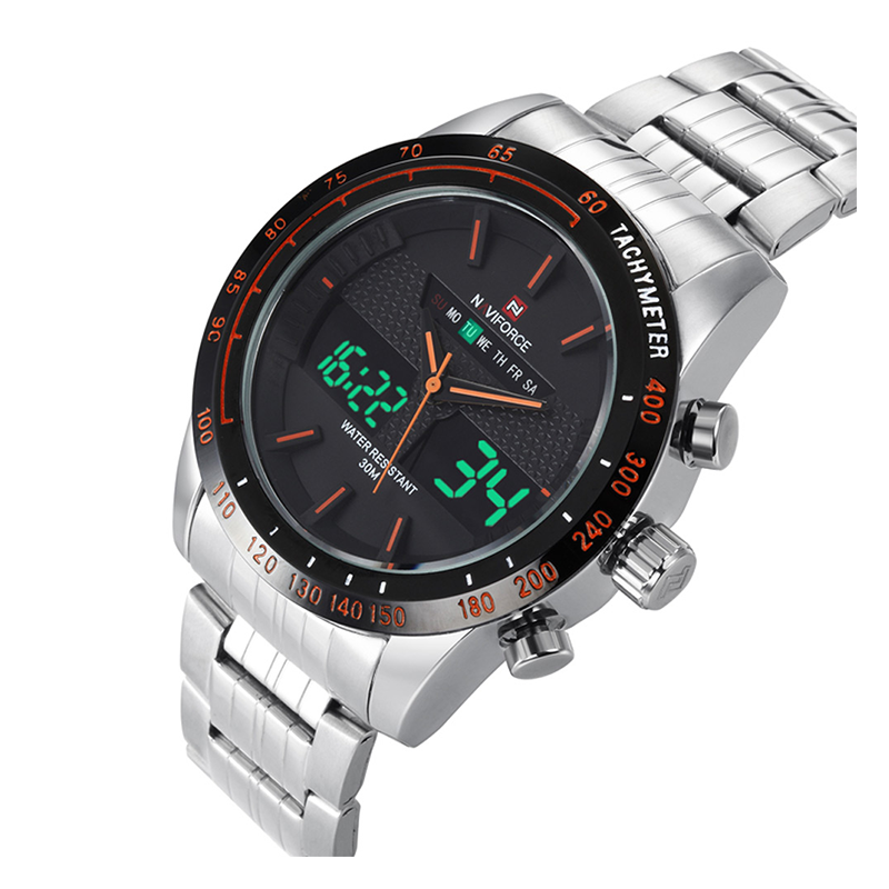 WW0583 Naviforce Dual Time Chain Watch