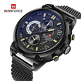 WW0138 Naviforce Multifunction Mesh Chain Watch NF9068M