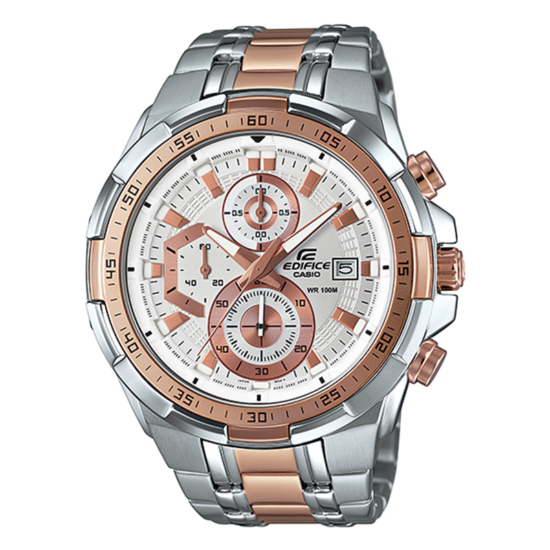 WW0663 Casio Edifice Chronograph Stainless Steel Chain Watch EFR-539SG-7A5V