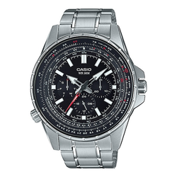 WW0235 Casio Enticer Sweep Second Stainless Steel Chain Watch MTP-SW320D-1AVDF