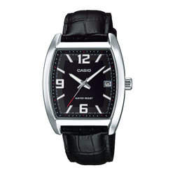 WW0267 Casio Standard Date Leather Belt Watch MTP-E107L-1ADF