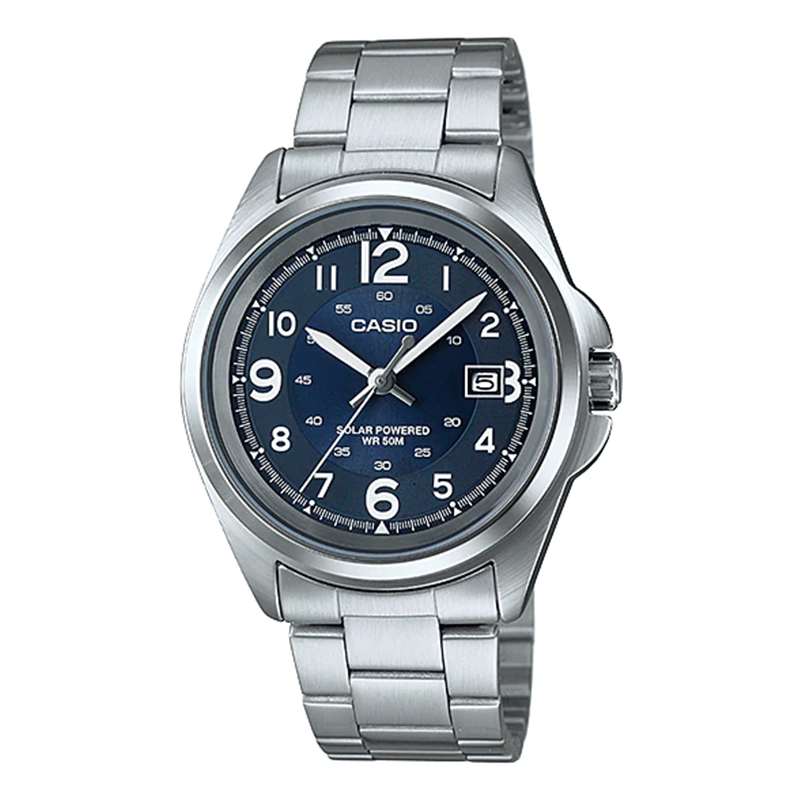 WW0625 Casio Solar Date Chain Watch MTP-S101D-2BVDF