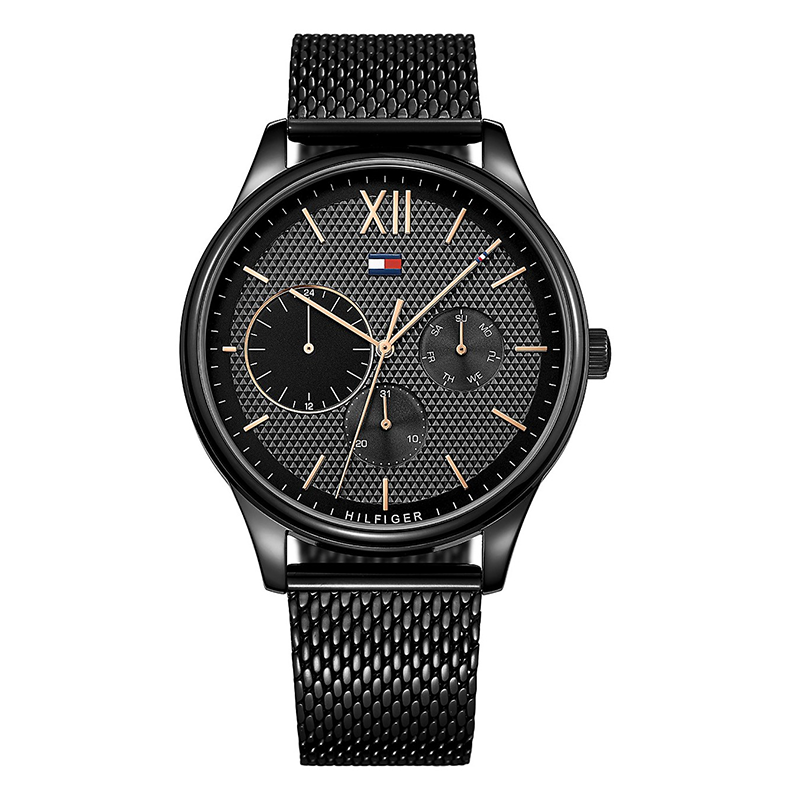 WW0577 Tommy Hilfiger Multifunction Stainless Steel Mesh Chain Watch 1791420