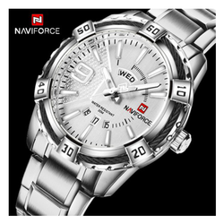 WW1151 Naviforce Day Date Chain Watch NF9117M