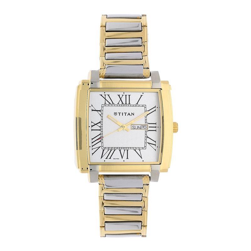 WW0686 Titan Day Date Chain Watch 1586BM01