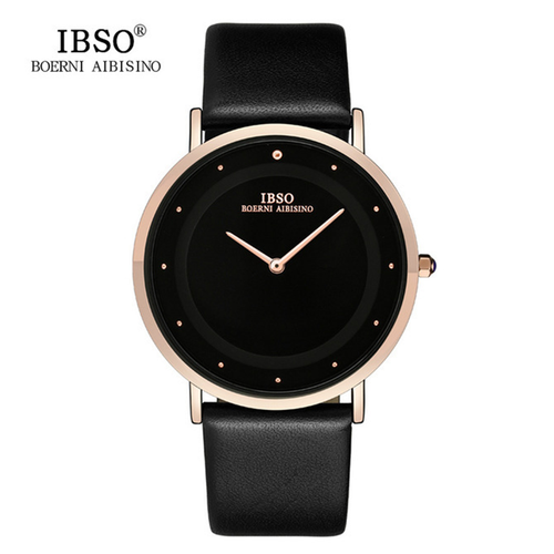 WW0026 IBSO Slim Leather Belt Watch S8160G