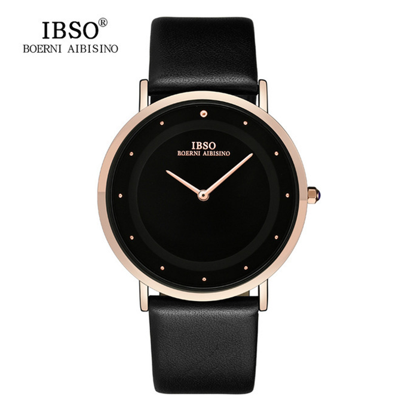 WW0026 IBSO Slim Leather Belt Watch S8160G