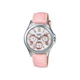 WW1200 Casio Enticer Multifunction Ladies Leather Belt Watch LTP-E308L-4AVDF