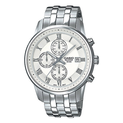 WW0464 Casio Beside Chronograph Stainless Steel Chain Watch BEM-511D-7AV