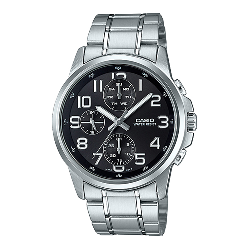 WW0551 Casio Multifunction Chain Watch MTP-E307D-1AV