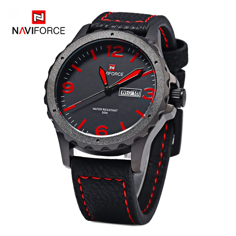 WW0646 Naviforce Day Date Belt Watch