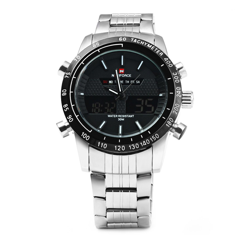 WW0584 Naviforce Dual Time Chain Watch