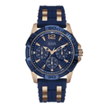 WW0547 Guess Oasis Blue Day Date Belt Watch W0366G4
