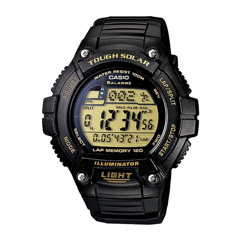 WW0394 Casio Tough Solar Digital Resin Belt Watch W-S220-9AVDF