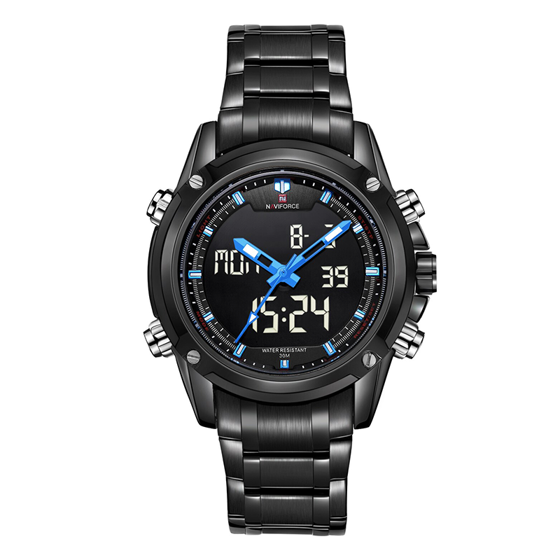 WW1035 Naviforce Dual Time Chain Watch NF9050M