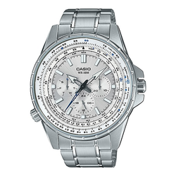 WW0237 Casio Enticer Sweep Second Stainless Steel Chain Watch MTP-SW320D-7AVDF