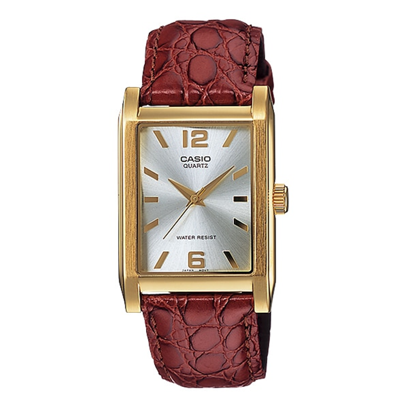 WW0243 Casio Enticer Golden Leather Belt Watch MTP-1235GL-7ADF