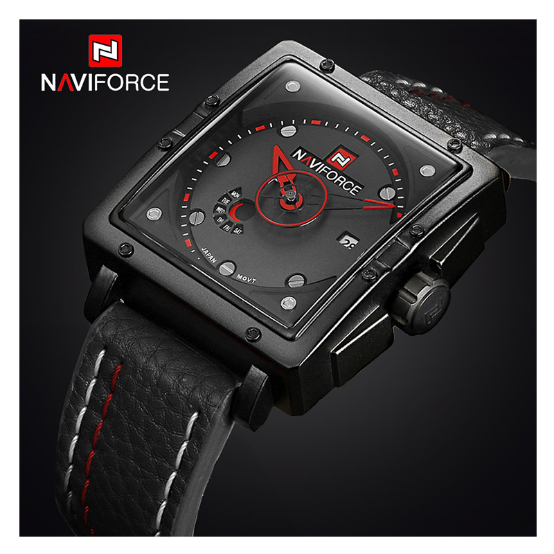 WW0642 Naviforce Day Date Belt Watch