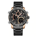 WW1210 Naviforce Multifunction Dual Time Chain Watch NF9182M