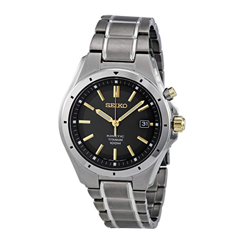 Seiko kinetic titanium watches for mens deals