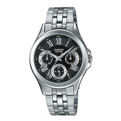 WW1198 Casio Enticer Multifunction Ladies Chain Watch LTP-E308D-1AV