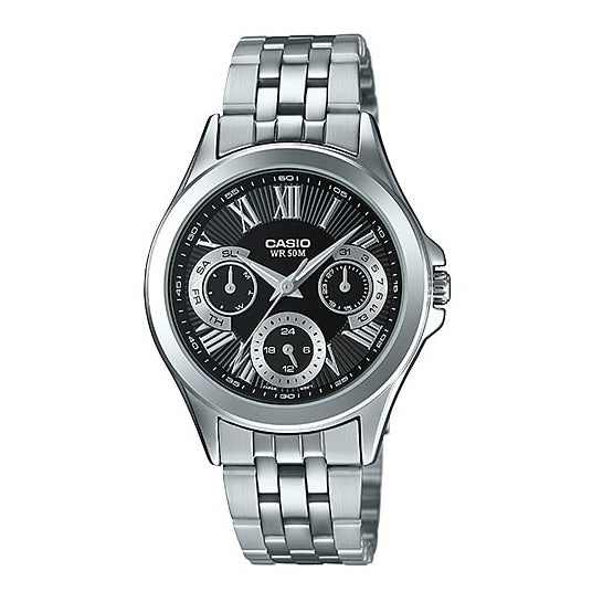 WW1198 Casio Enticer Multifunction Ladies Chain Watch LTP-E308D-1AV