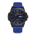 WW0562 Naviforce Day Date Nylon Belt Watch NF9066M
