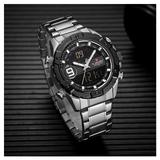 WW1134 Naviforce Multifunction Dual Time Chain Watch NF9146M