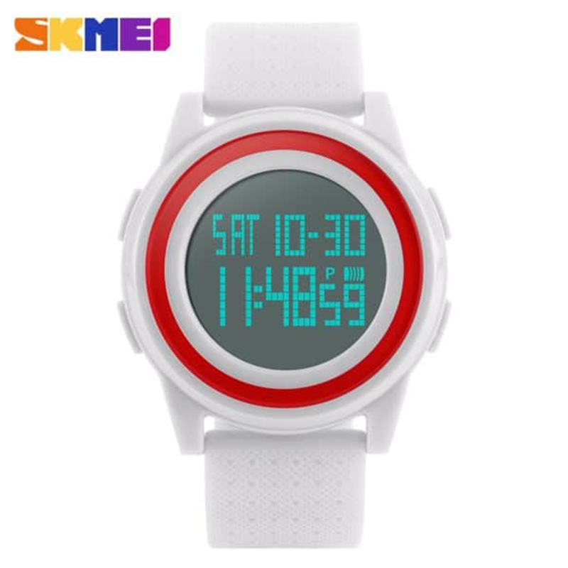WW1129 SKMEI Dual Time Digital Fiber Belt Watch 1206