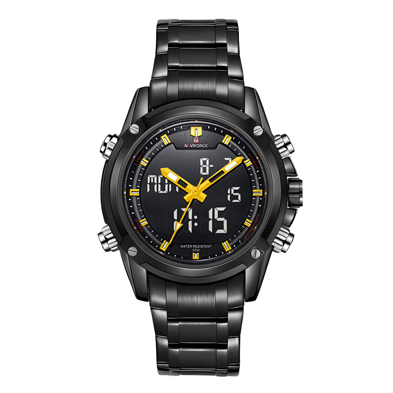 WW1034 Naviforce Dual Time Chain Watch NF9050M