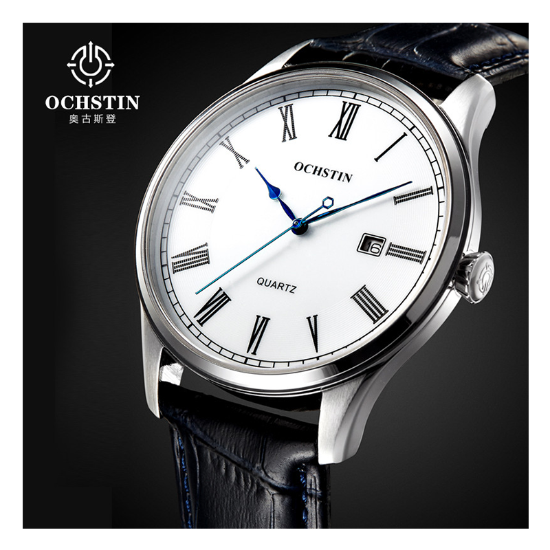 WW1021 Ochstin Date Leather Belt Watch